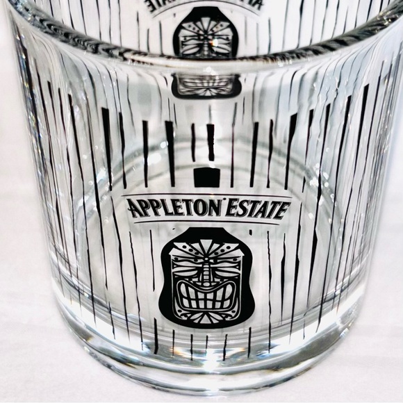 Appleton Estate Rum Tiki Mai Tai Mini Cocktail Shaker & Lowball Glass Set - Picture 6 of 7